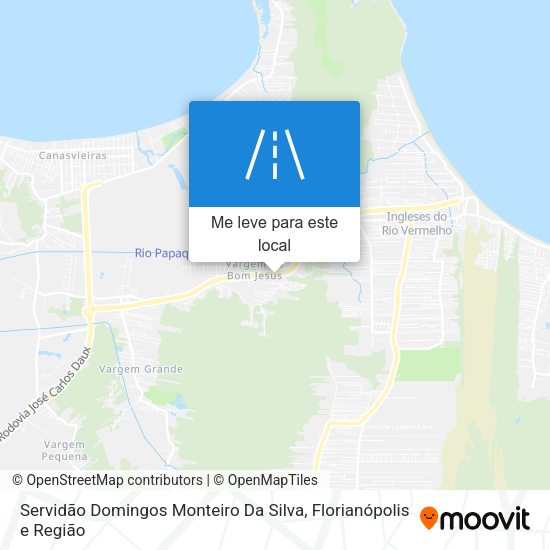 Servidão Domingos Monteiro Da Silva mapa