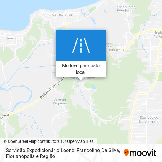 Servidão Expedicionário Leonel Francolino Da Silva mapa