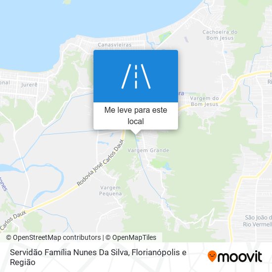 Servidão Família Nunes Da Silva mapa