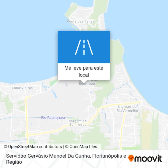 Servidão Gervásio Manoel Da Cunha mapa
