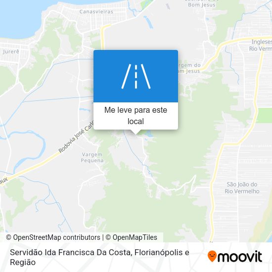 Servidão Ida Francisca Da Costa mapa