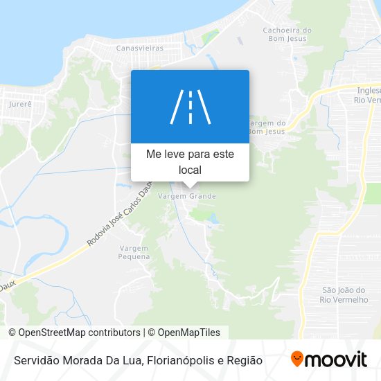 Servidão Morada Da Lua mapa