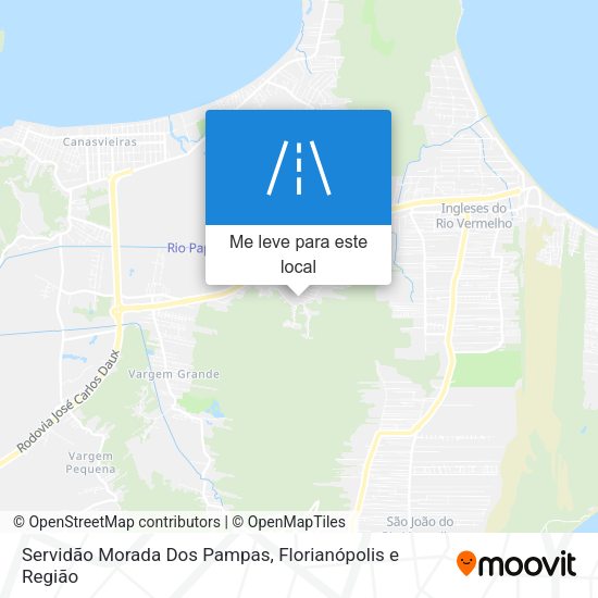 Servidão Morada Dos Pampas mapa