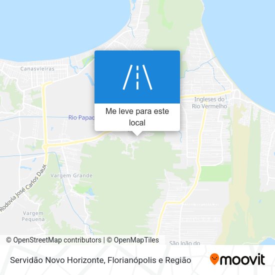 Servidão Novo Horizonte mapa