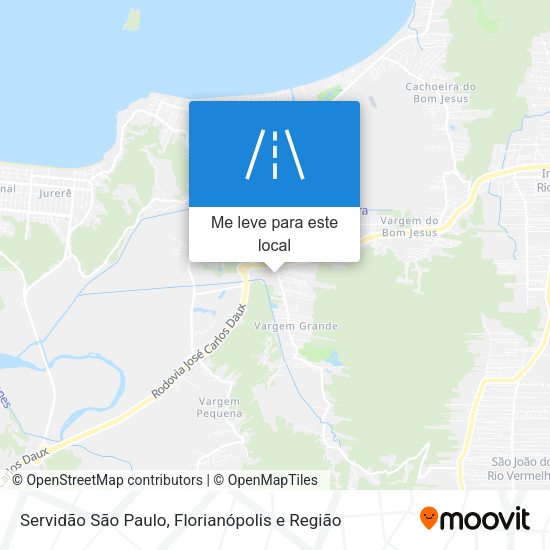 Servidão São Paulo mapa