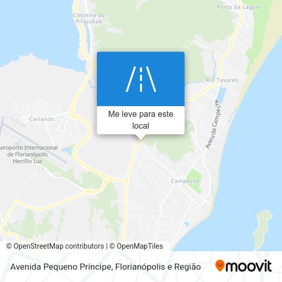 Avenida Pequeno Príncipe mapa