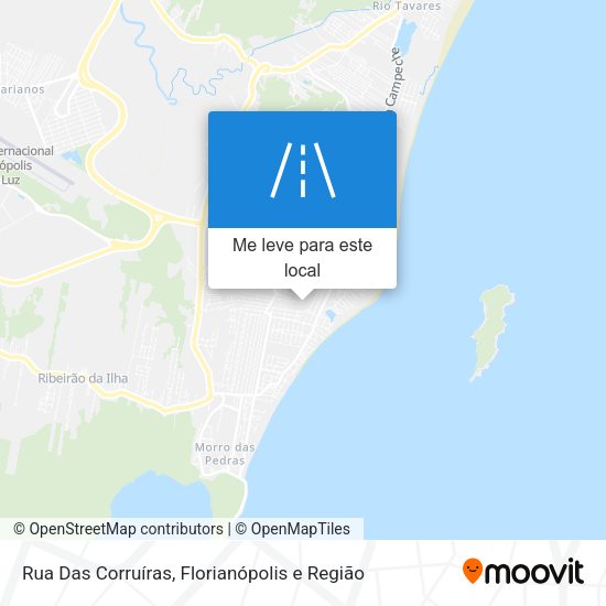 Rua Das Corruíras mapa