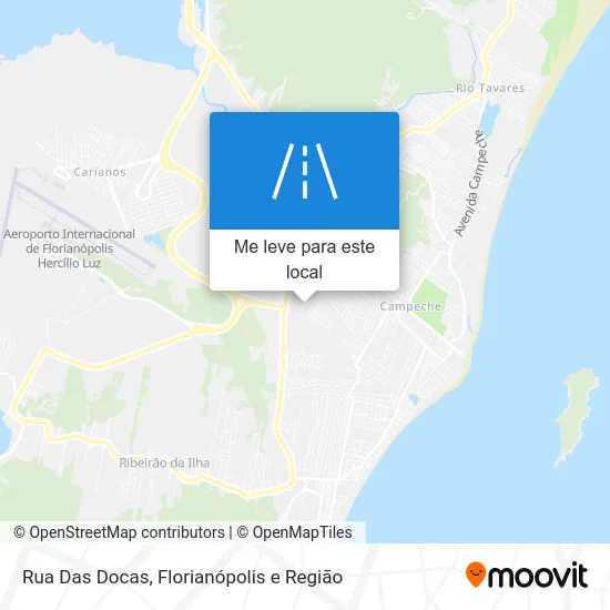 Rua Das Docas mapa