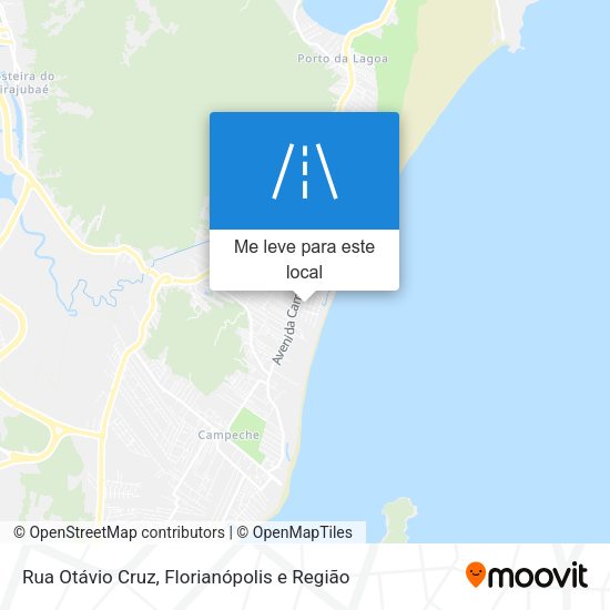 Rua Otávio Cruz mapa