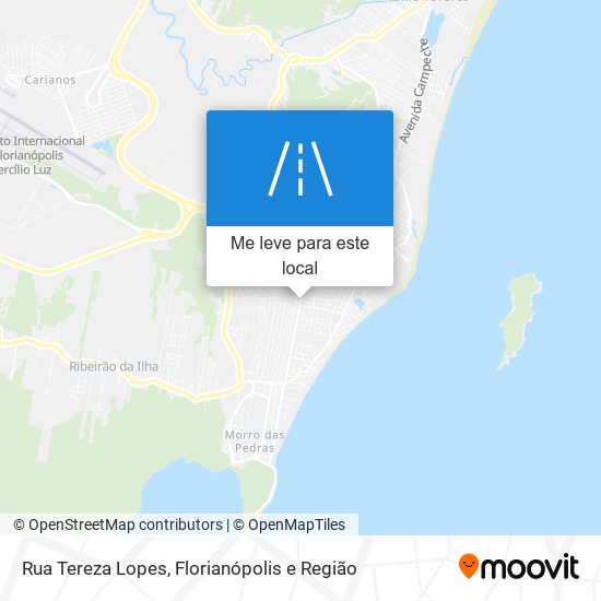 Rua Tereza Lopes mapa