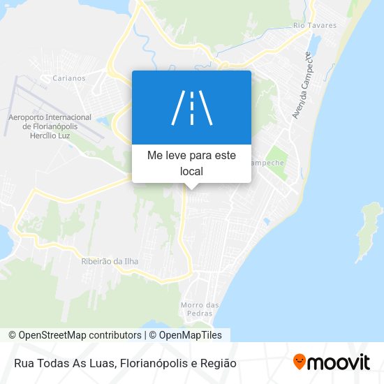 Rua Todas As Luas mapa