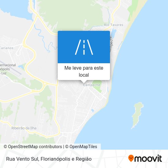 Rua Vento Sul mapa