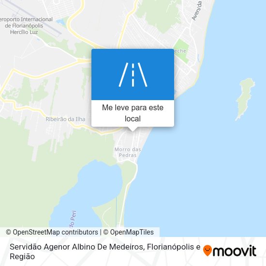 Servidão Agenor Albino De Medeiros mapa