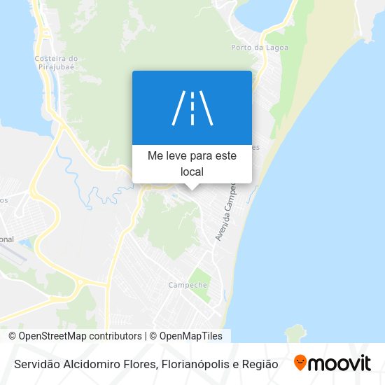 Servidão Alcidomiro Flores mapa