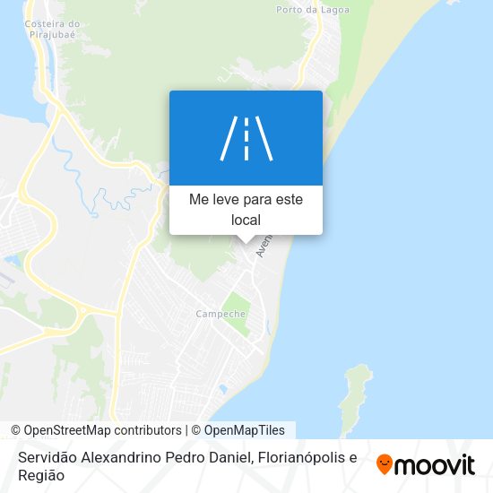 Servidão Alexandrino Pedro Daniel mapa