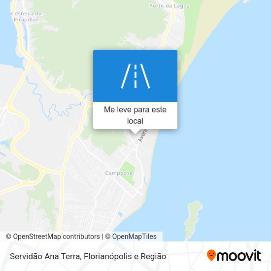 Servidão Ana Terra mapa