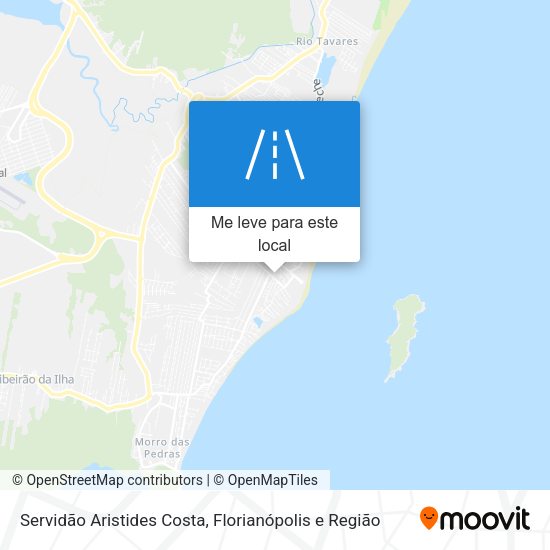 Servidão Aristides Costa mapa