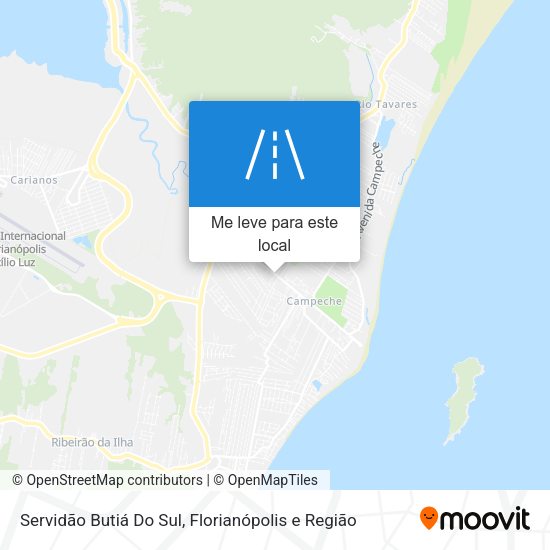 Servidão Butiá Do Sul mapa