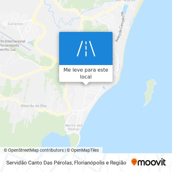 Servidão Canto Das Pérolas mapa