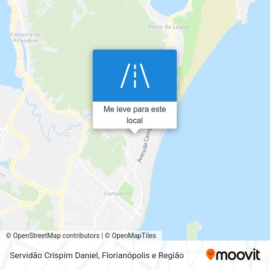 Servidão Crispim Daniel mapa