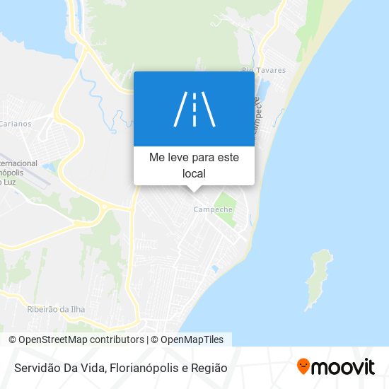 Servidão Da Vida mapa