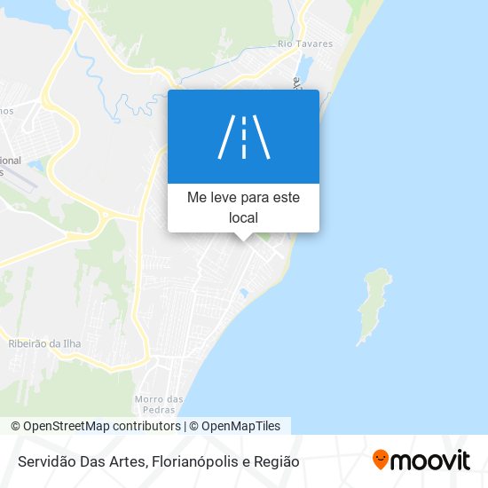 Servidão Das Artes mapa