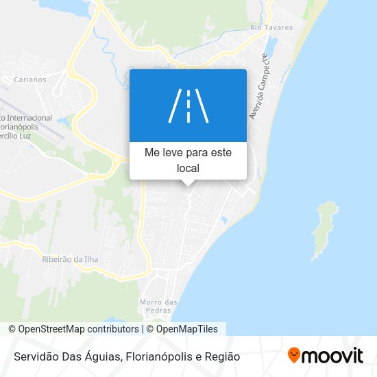 Servidão Das Águias mapa