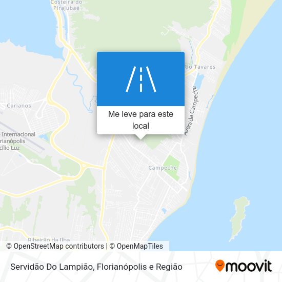 Servidão Do Lampião mapa
