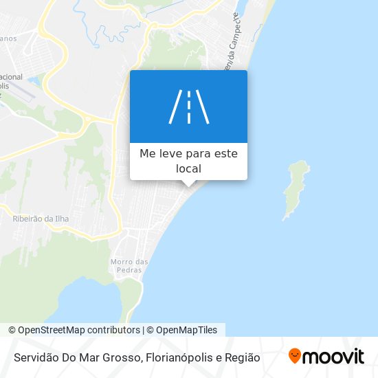 Servidão Do Mar Grosso mapa