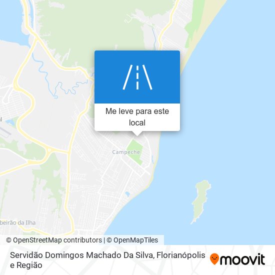 Servidão Domingos Machado Da Silva mapa