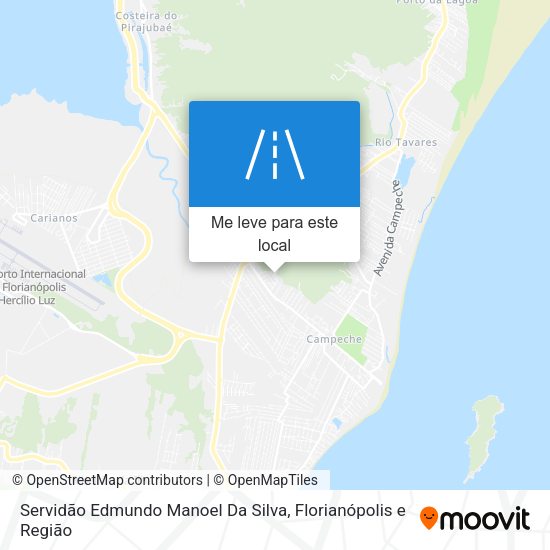 Servidão Edmundo Manoel Da Silva mapa