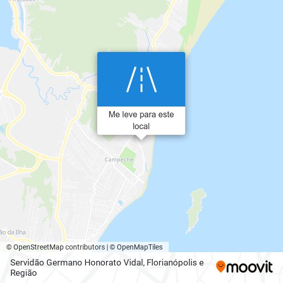 Servidão Germano Honorato Vidal mapa