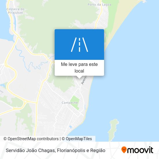 Servidão João Chagas mapa