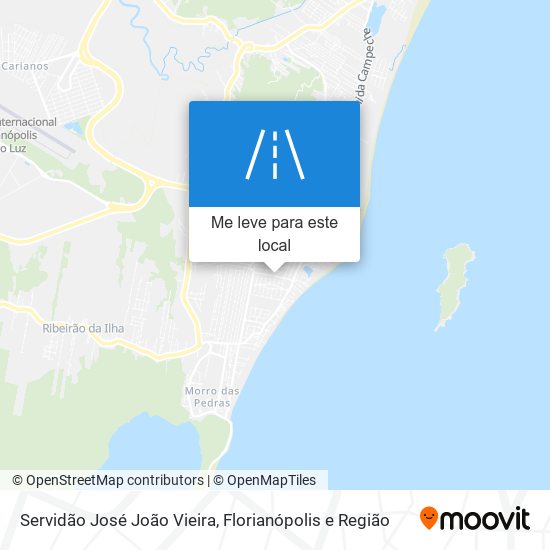 Servidão José João Vieira mapa