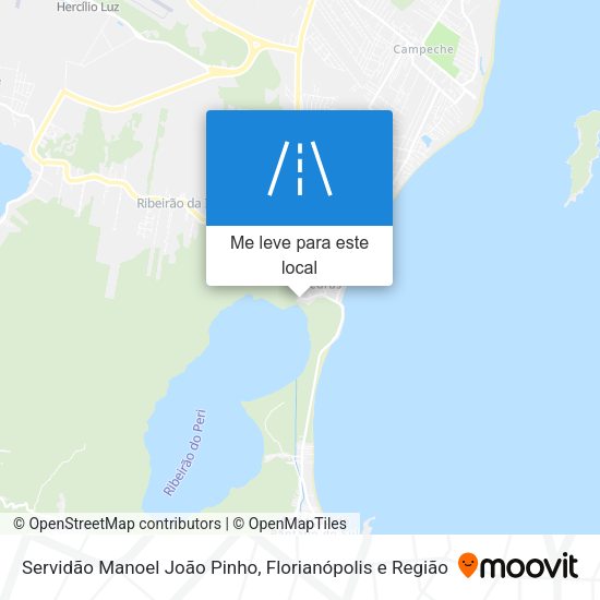 Servidão Manoel João Pinho mapa
