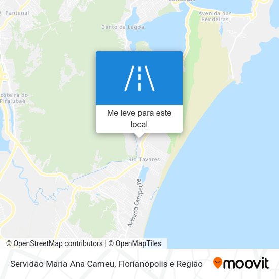 Servidão Maria Ana Cameu mapa
