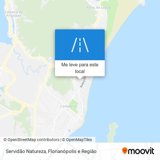 Servidão Natureza mapa