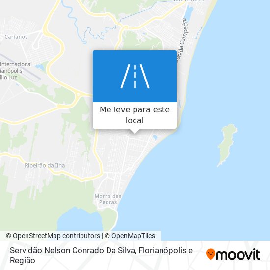 Servidão Nelson Conrado Da Silva mapa