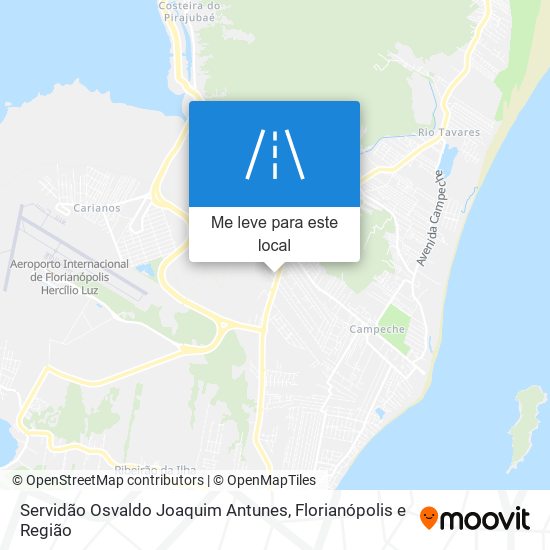 Servidão Osvaldo Joaquim Antunes mapa