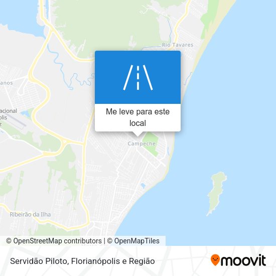 Servidão Piloto mapa