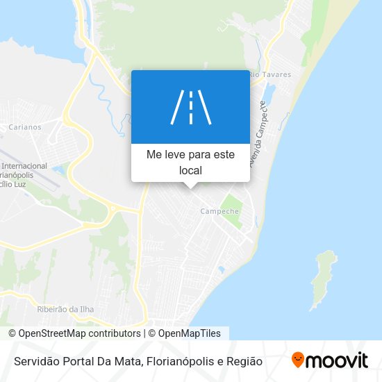 Servidão Portal Da Mata mapa