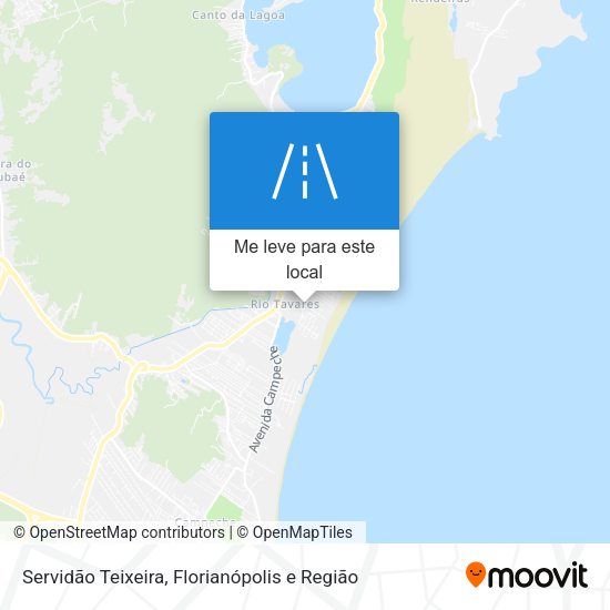 Servidão Teixeira mapa