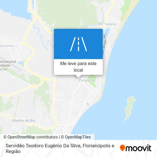 Servidão Teodoro Eugênio Da Silva mapa