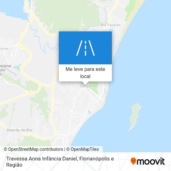 Travessa Anna Infância Daniel mapa
