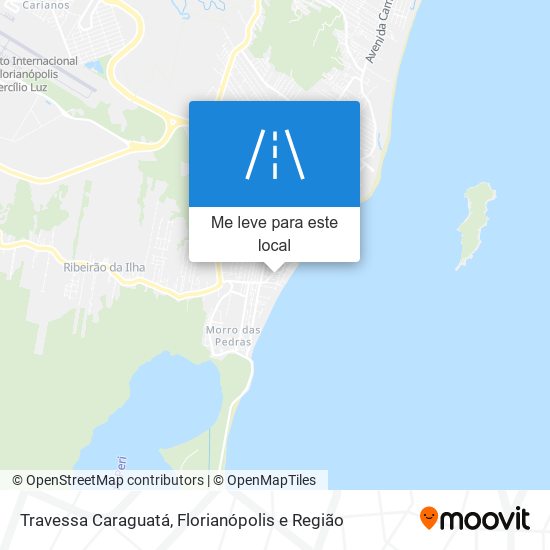 Travessa Caraguatá mapa