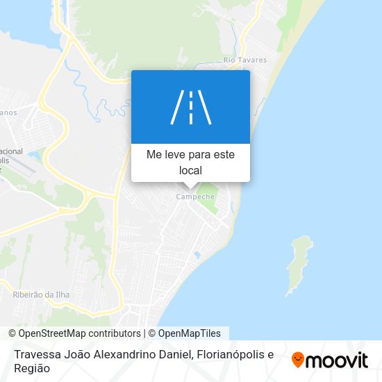 Travessa João Alexandrino Daniel mapa