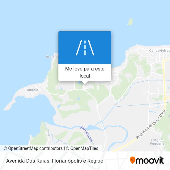 Avenida Das Raias mapa