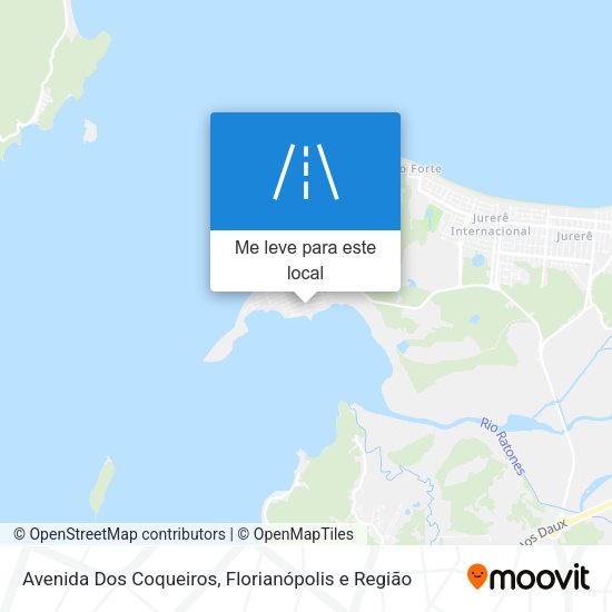 Avenida Dos Coqueiros mapa