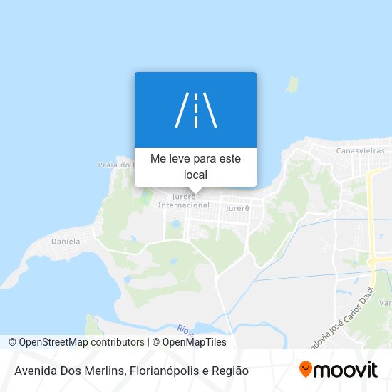 Avenida Dos Merlins mapa