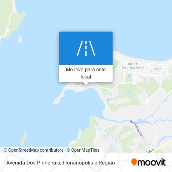 Avenida Dos Pinheirais mapa